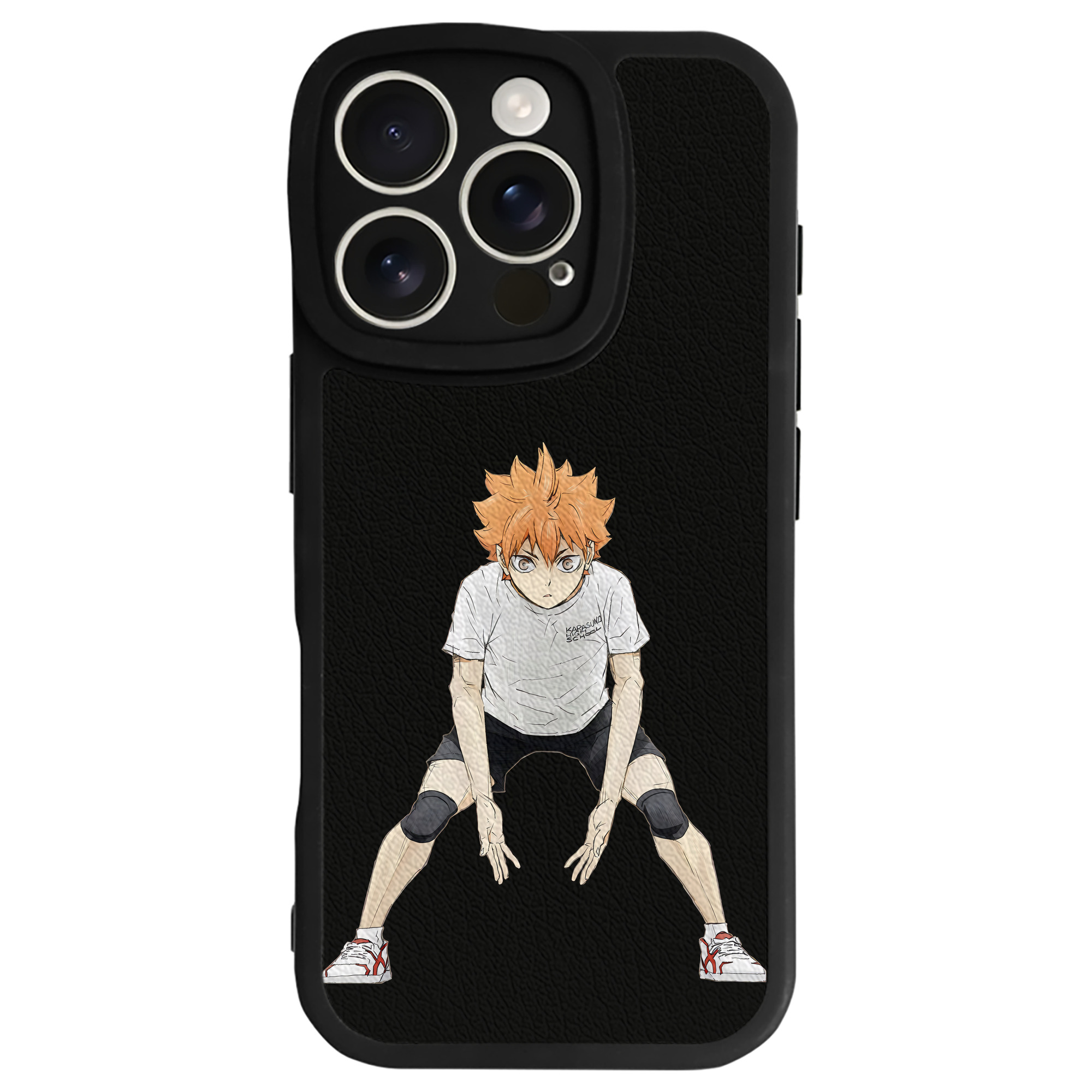 （画像用） ハイキュー!! Haikyu!! 【iPhone 16シリーズ対応】シリコンスマホケース（レザー調） 材質：シリコン